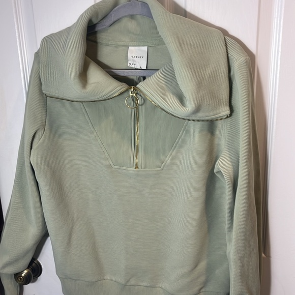 Varley Vine Half-Zip Pullover - Abbey Stone - Picture 5 of 9